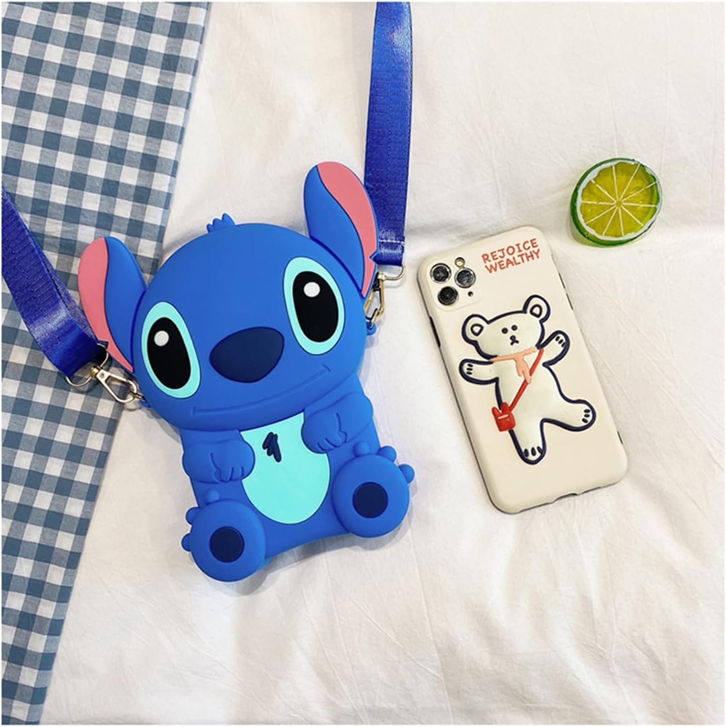 ⁦Porte-monnaie mignon à motif dessin animé Stitch pour enfants- محفظة نقود للأطفال⁩ - الصورة ⁦3⁩