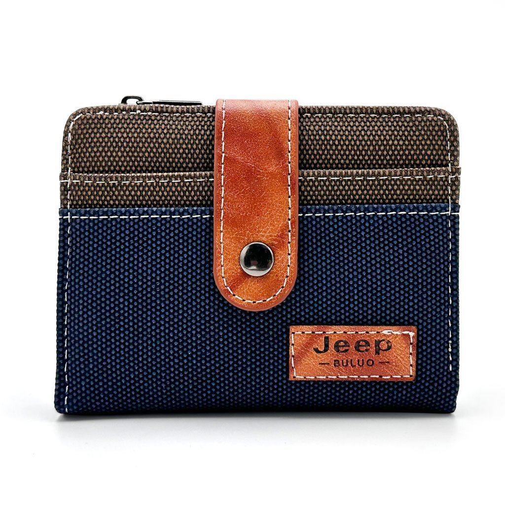 Portefeille Jeep pour Homme Conception en tissu résistant avec des accents en cuir - محفظة نقود وبطاقات - الصورة 6