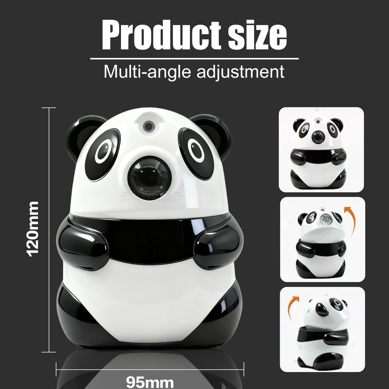⁦Projecteur de Galaxie et Veilleuse Panda Intelligente Bluetooth avec 15 Effets Lumineux - جهاز بروجكتر المجرات بشكل باندا مع مكبر صوت⁩ - الصورة ⁦5⁩