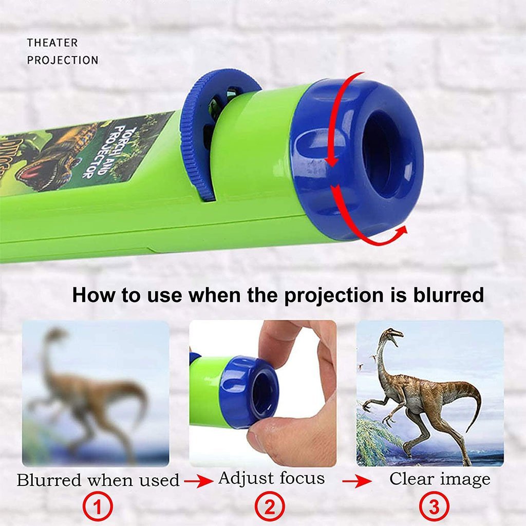 Projecteur Lampe de Poche pour Enfants avec 3 disques 24 Images - جهاز عرض الصور الملونة - الصورة 2