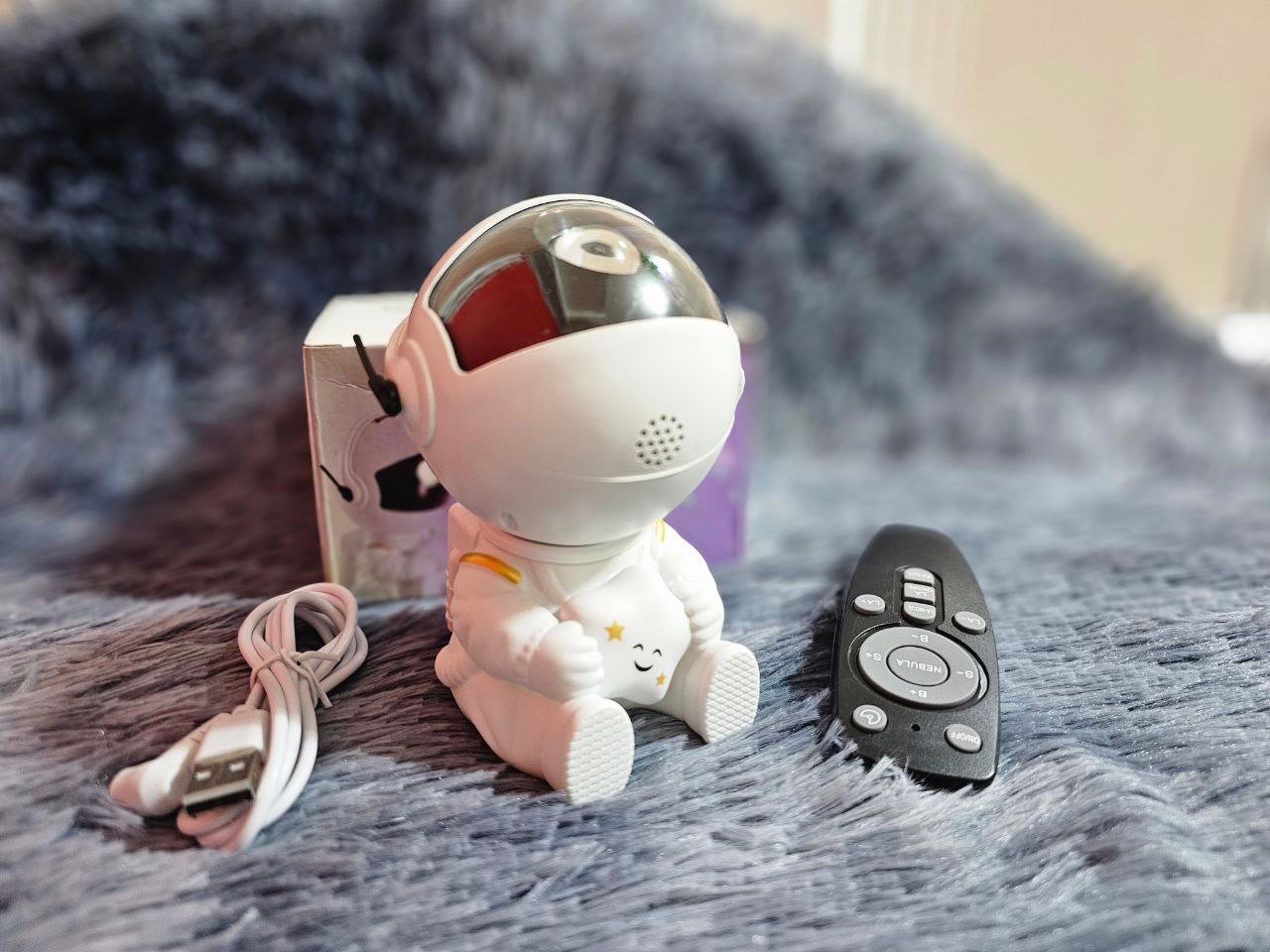 ⁦Projecteur LED Astronome Galaxy atmosphère étoilée, veilleuse LED pour chambre à coucher - مصباح رائد الفضاء⁩ - الصورة ⁦3⁩