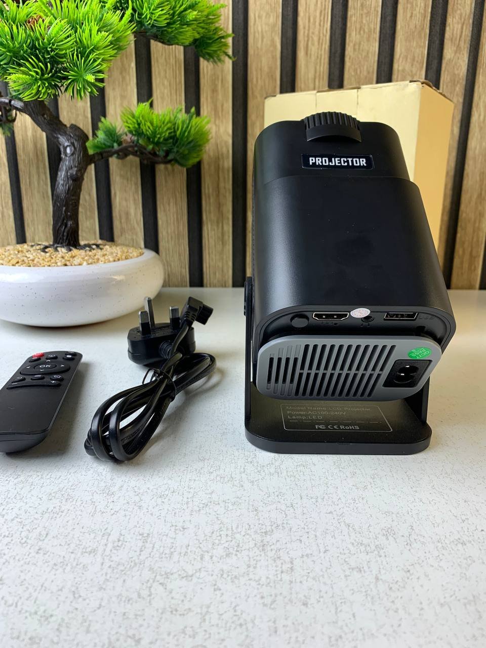 Projecteur portable Full HD HY320 Android 11 WiFi6 et Bluetooth 5.0 - جهاز عرض ذكي - الصورة 4