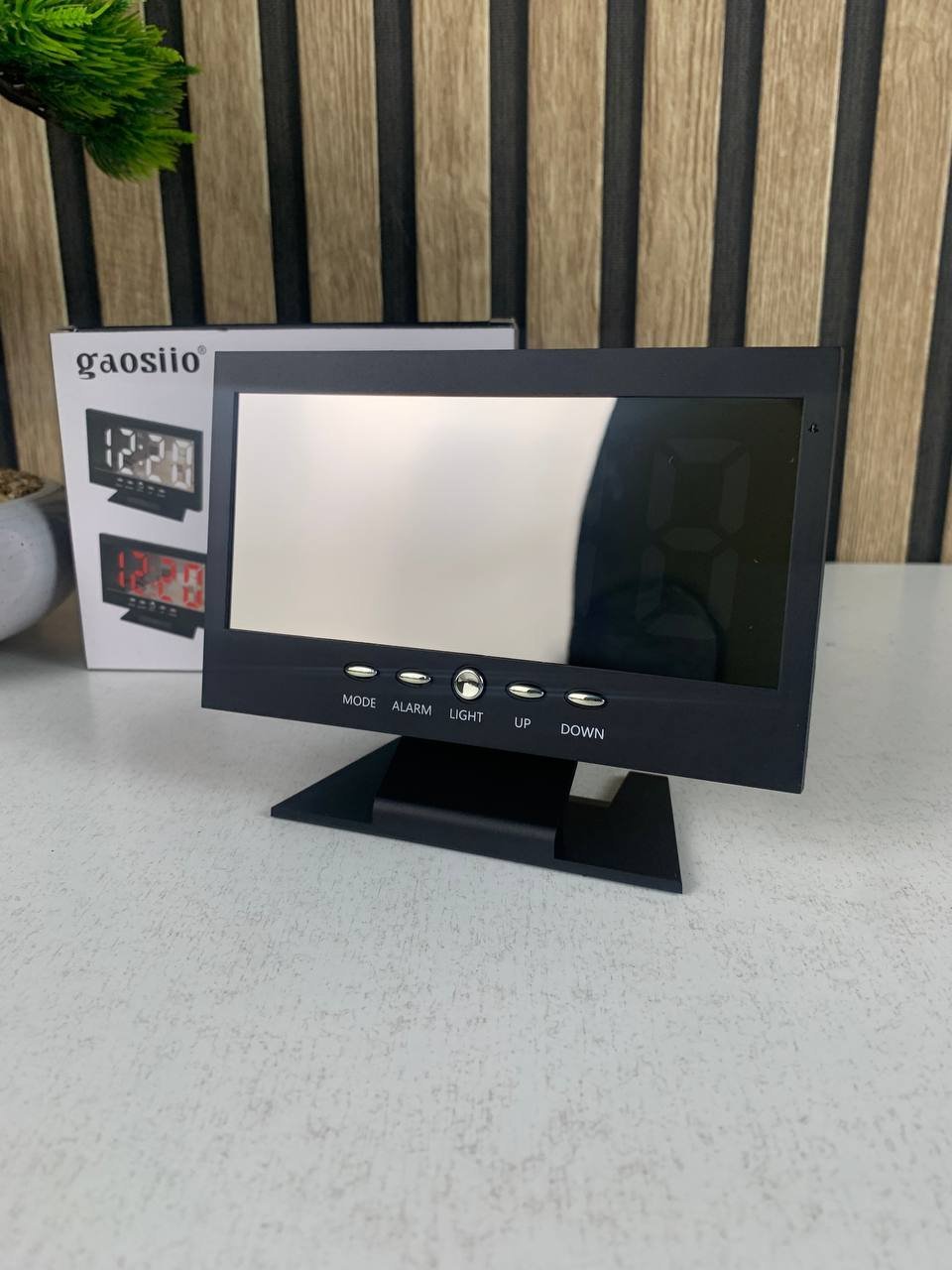 ⁦Réveil Numérique Miroir LED Moderne DS-8082L – ساعة منبه رقمي⁩ - الصورة ⁦3⁩
