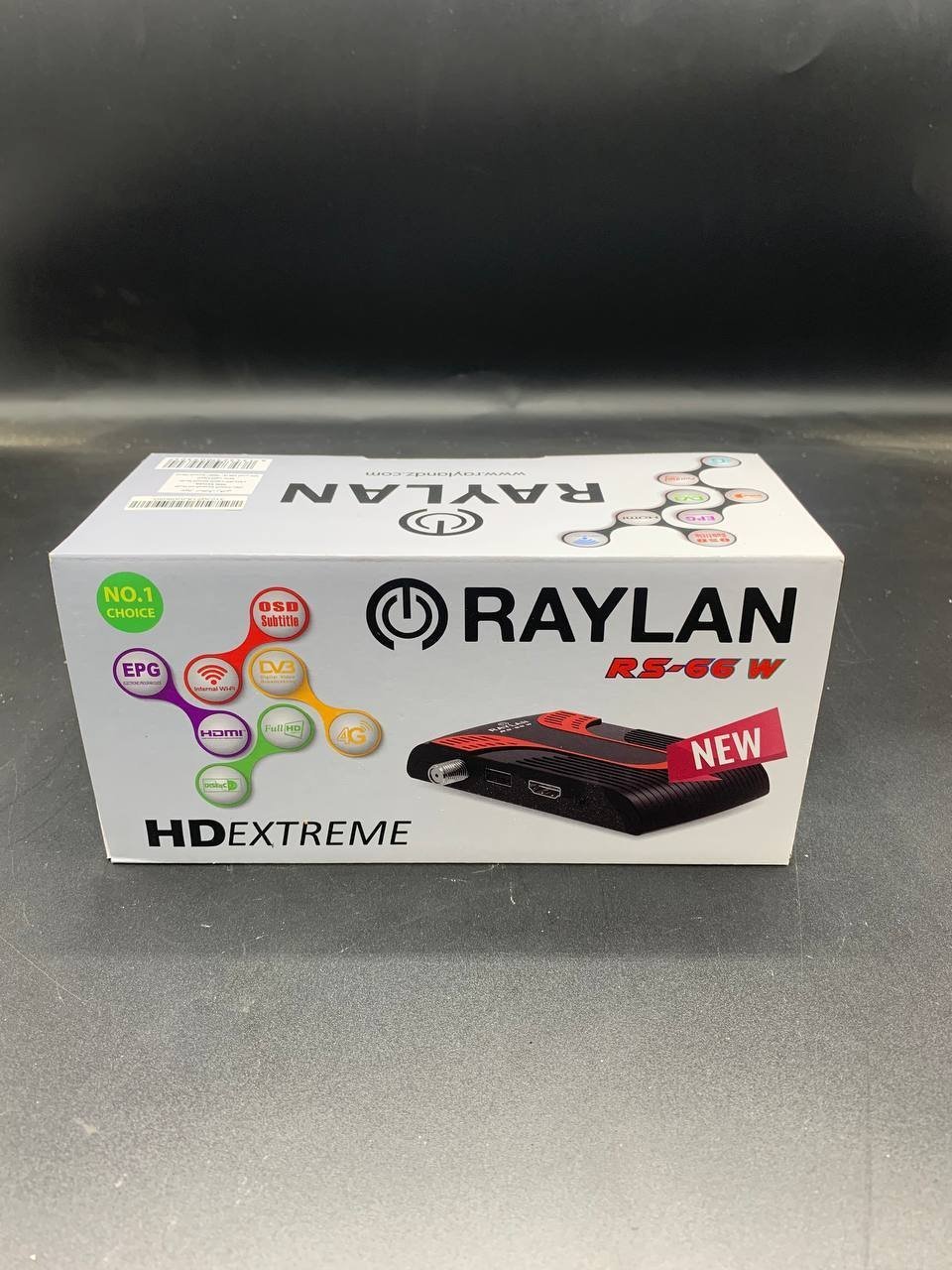 ⁦Raylan RS-66W HD Digital Satellite TV Receiver Avec Clé wifi Intégré⁩ - الصورة ⁦2⁩
