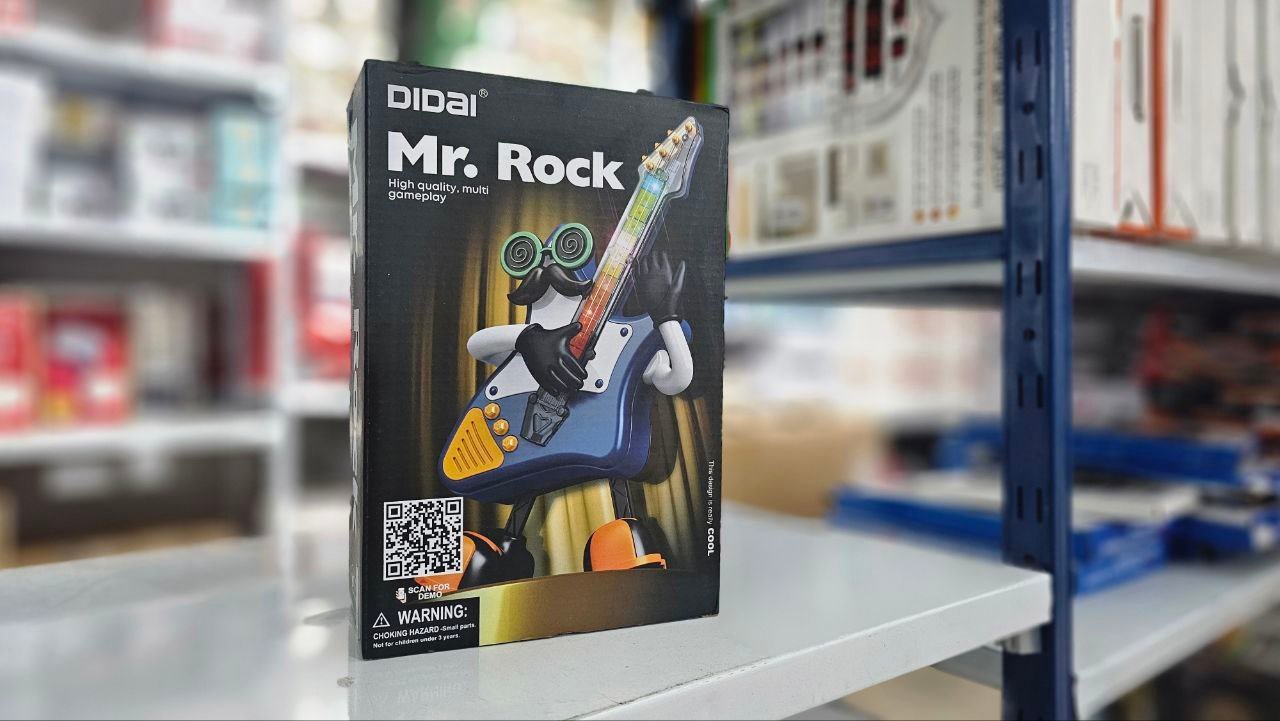 ⁦Robot dansant pour enfants, Mr rock interactif portable, lumières LED, musique avec Boutons⁩ - الصورة ⁦7⁩