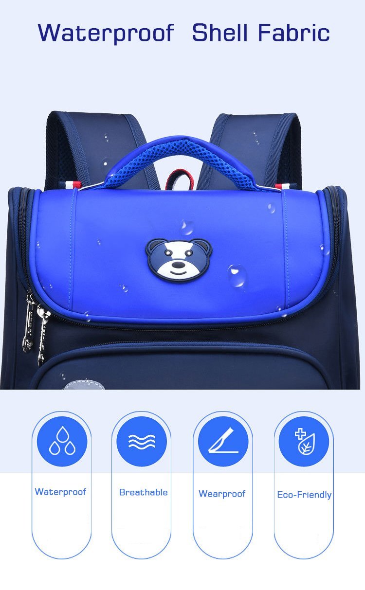 ⁦Sac à Dos orthopédique d'école primaire pour Enfant Garçon et Fille Étanche⁩ - الصورة ⁦3⁩