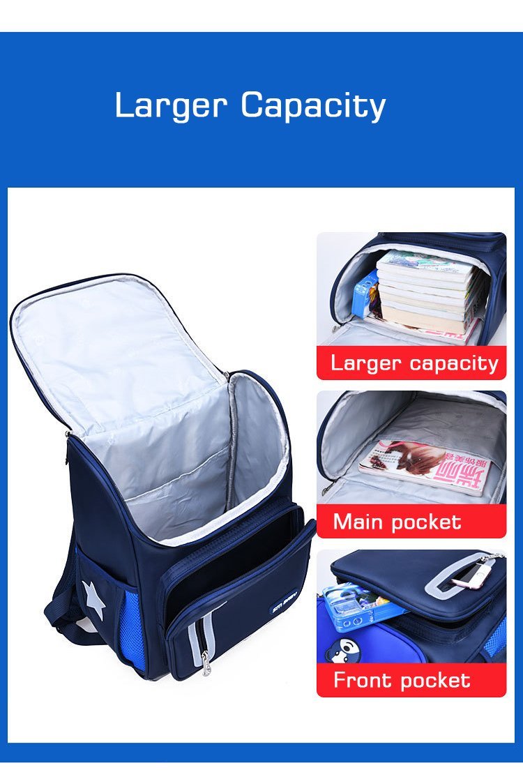 ⁦Sac à Dos orthopédique d'école primaire pour Enfant Garçon et Fille Étanche⁩ - الصورة ⁦9⁩