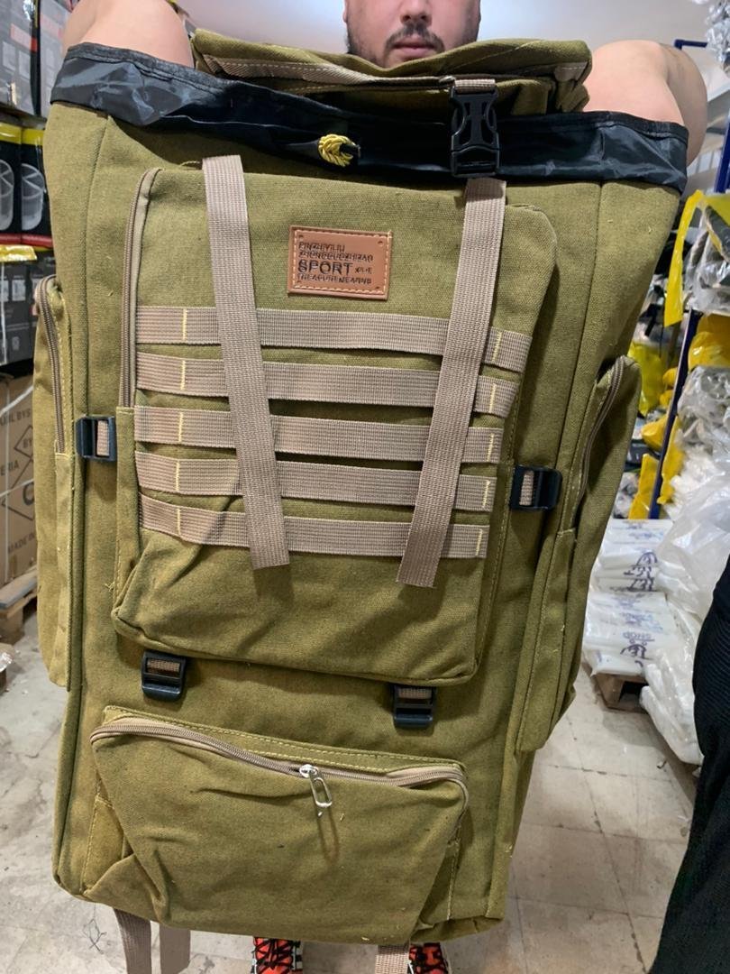 Sac à dos randonnée tactique militaire 80l imperméable - الصورة 9