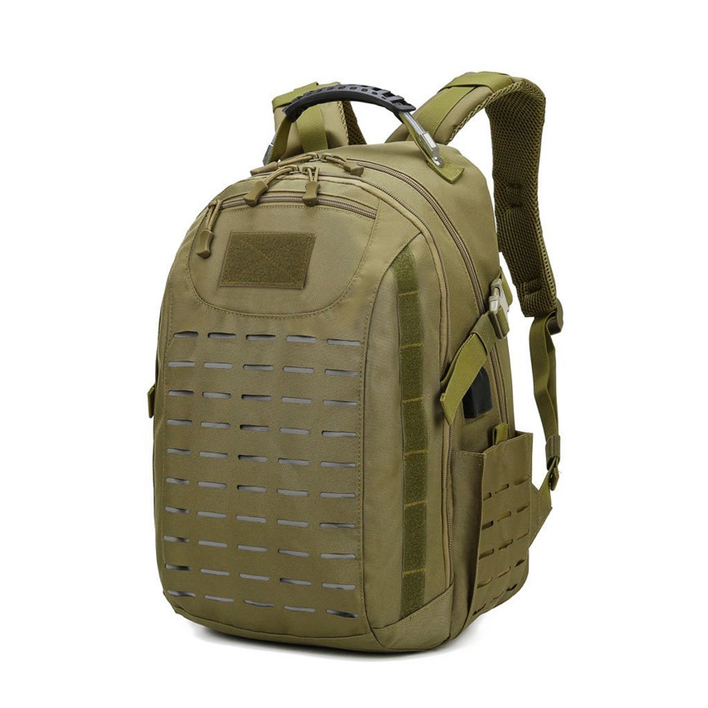 Sac à dos tactique USB pour camping, sac militaire 15,6 pouces - الصورة 2