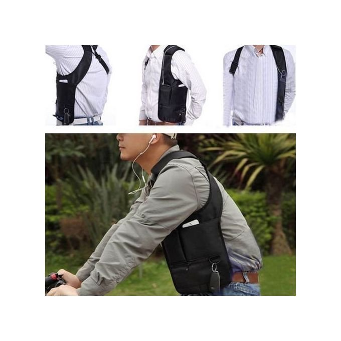 Sacoche sous-bras Anti-vol Multi-Poche Design Élégant Pour Voyage Quotidien - الصورة 2