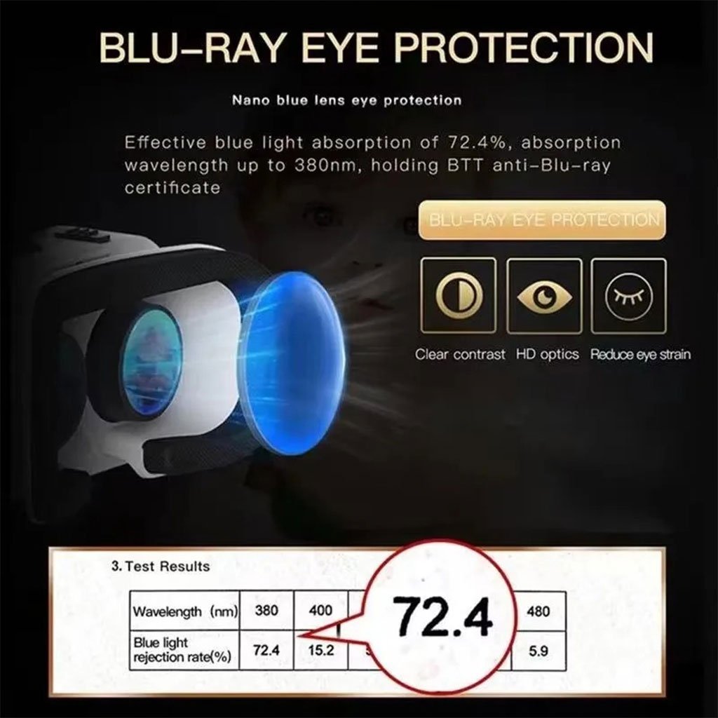Shinecon Casque VR pour Smartphones Légères et Réglables pour jeux et films mobiles - نظارات الواقع الإفتراضي للهاتف - الصورة 4