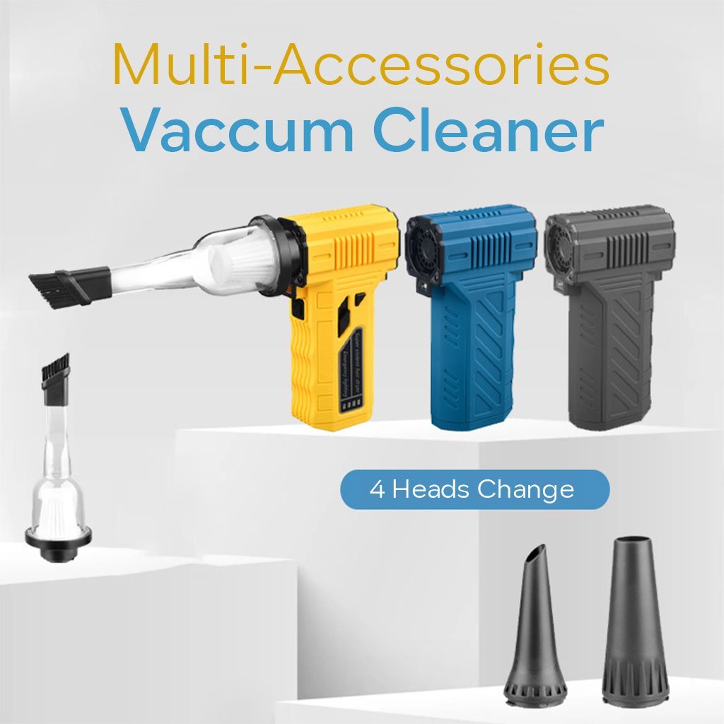 ⁦Souffleur Turbo et Aspirateur Portable F036-1 avec Accessoires - منفاخ ومكنسة الهواء التوربينية المحمولة (2 في 1)⁩ - الصورة ⁦10⁩