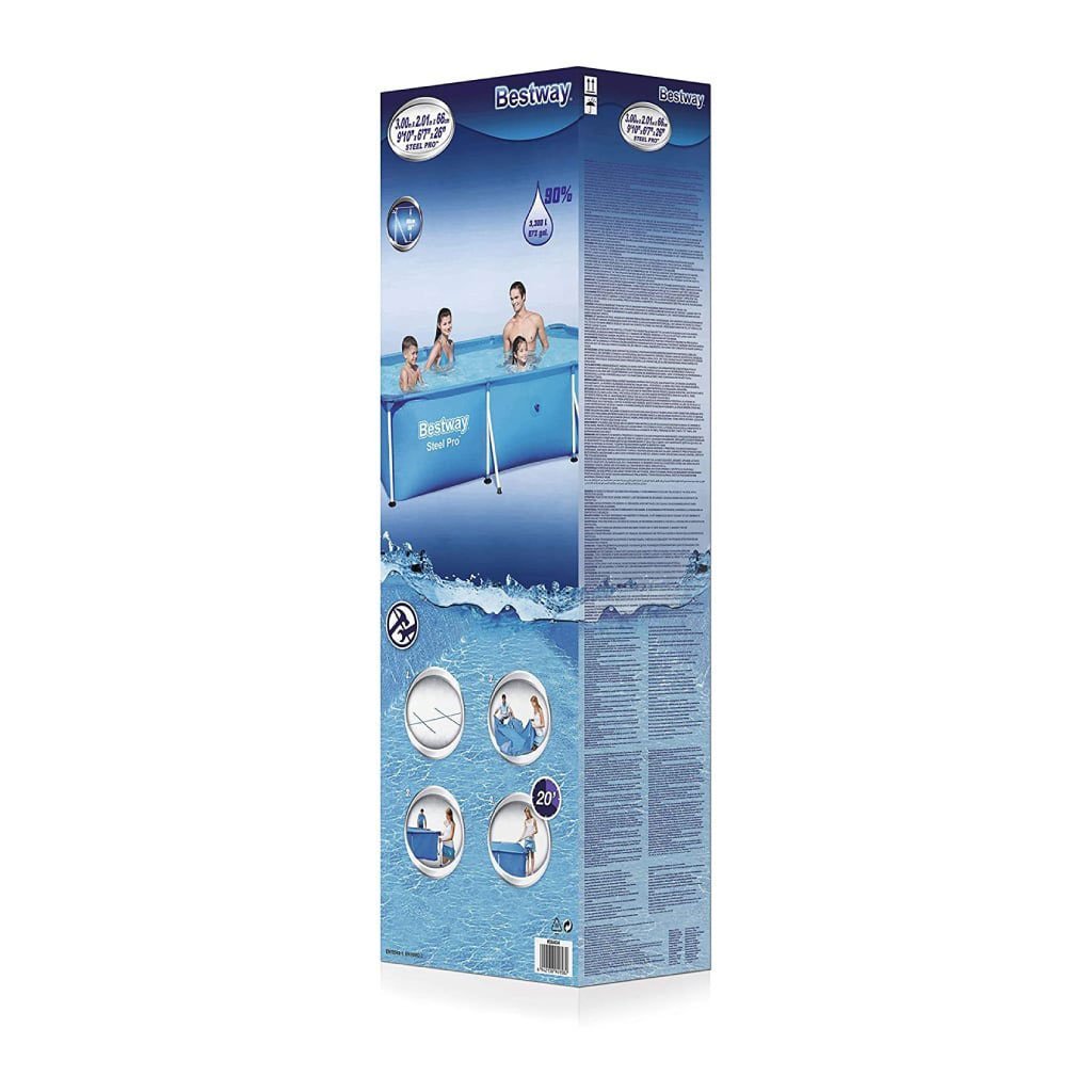 Steel Pro™ Piscine Rectangulaire 300 x 201 x 66cm Bestway - الصورة 6