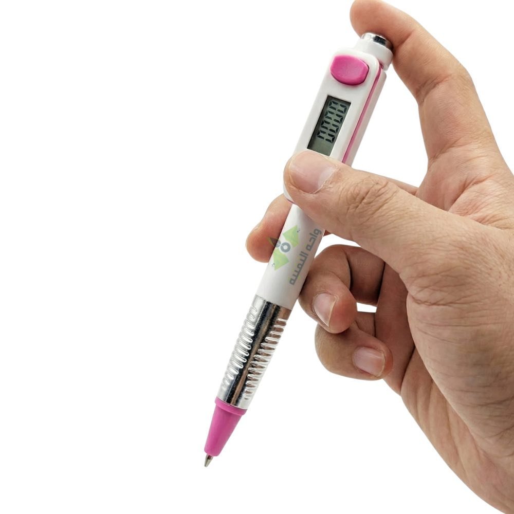 Stylo Compteur Tasbih Musulman avec Boussole - قلم ومسبحة إلكترونية ذكية 4 في 1 مع ساعة وبوصلة - الصورة 2