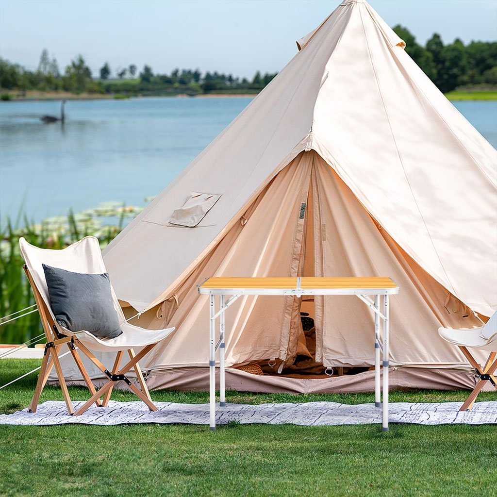 ⁦Table de Camping en Aluminium à Hauteur Réglable - طاولة تخييم ألمنيوم قابلة لتعديل الارتفاع⁩ - الصورة ⁦7⁩