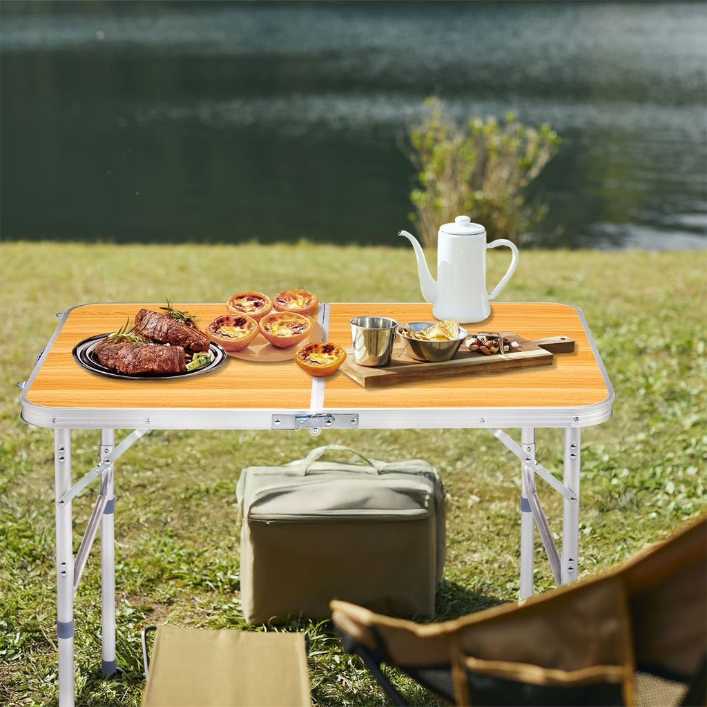 ⁦Table de Camping en Aluminium à Hauteur Réglable - طاولة تخييم ألمنيوم قابلة لتعديل الارتفاع⁩ - الصورة ⁦8⁩