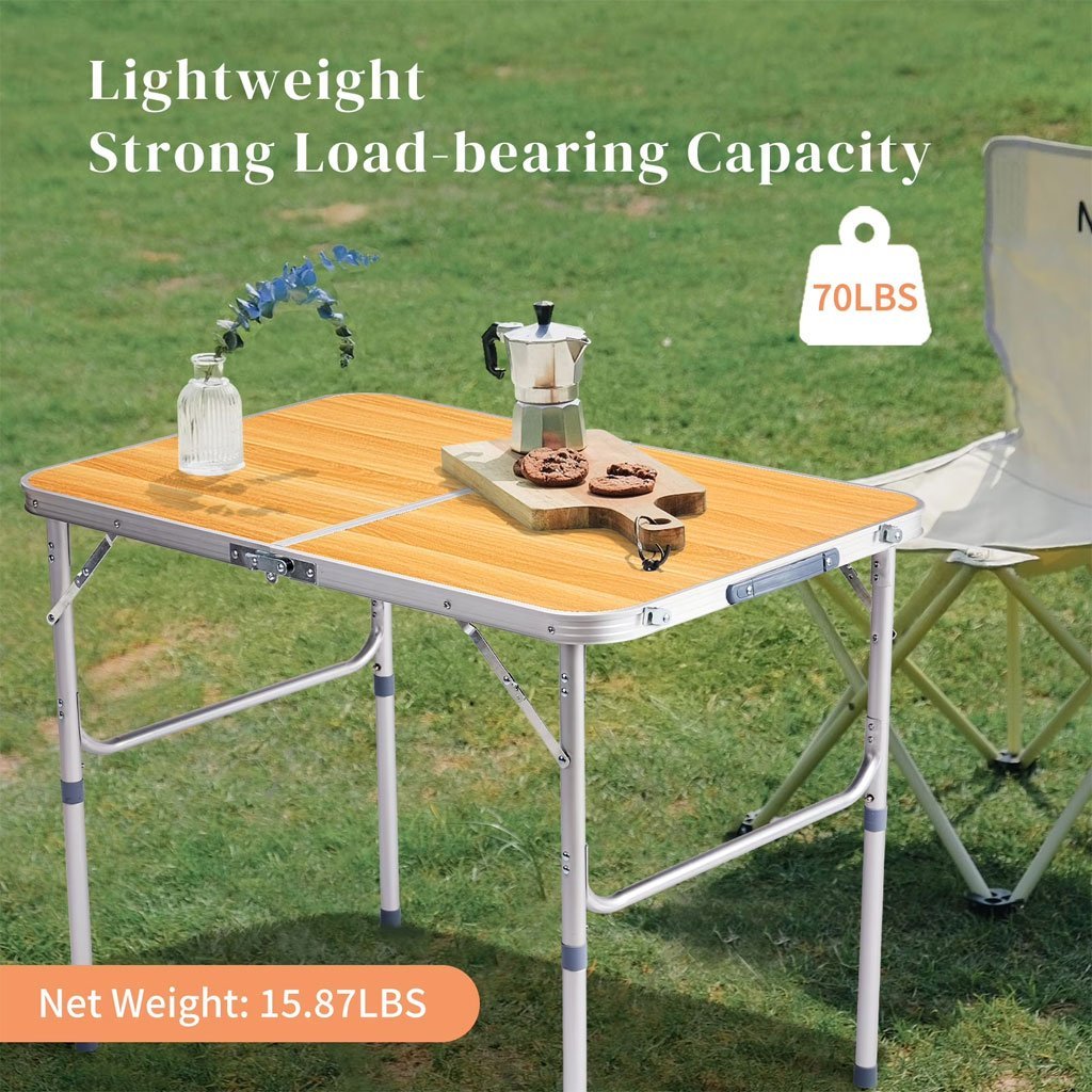 ⁦Table de Camping en Aluminium à Hauteur Réglable - طاولة تخييم ألمنيوم قابلة لتعديل الارتفاع⁩ - الصورة ⁦9⁩