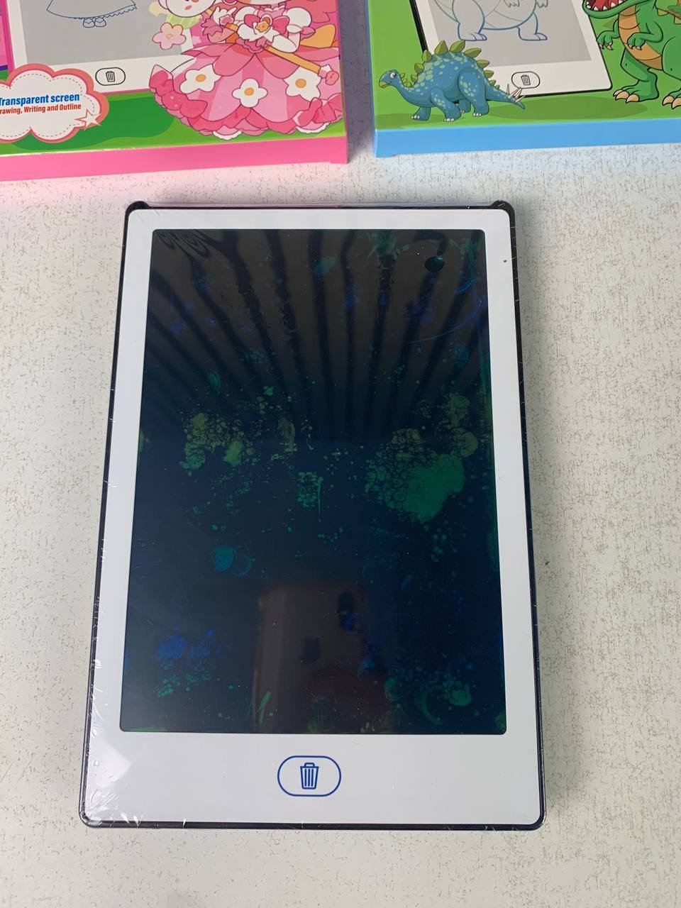 Tablette Magique Éducative LCD pour Enfants avec 20 Papiers de Dessins - اللوحة السحرية التعليمية للأطفال مع قوالب الرسم - الصورة 8