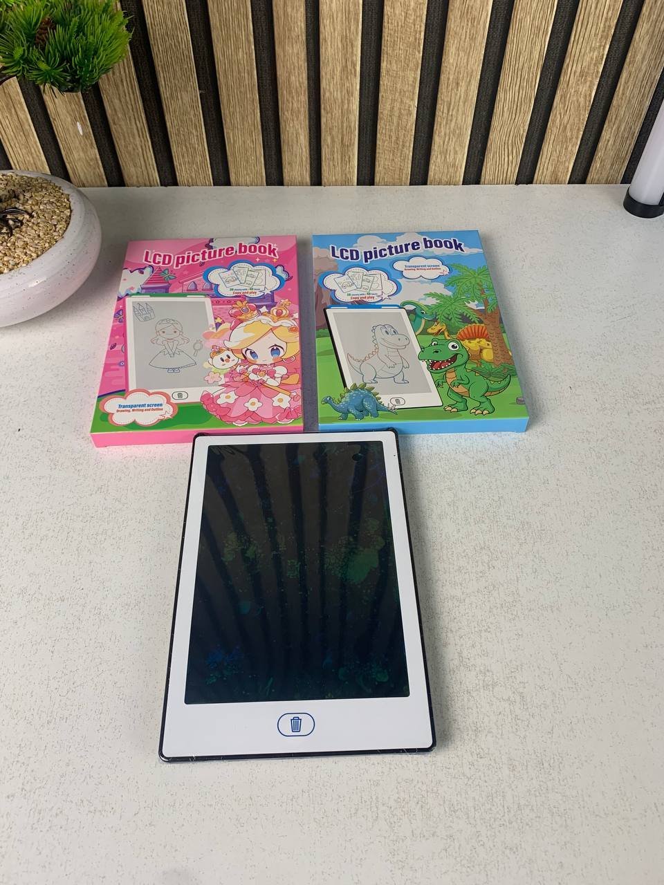 Tablette Magique Éducative LCD pour Enfants avec 20 Papiers de Dessins - اللوحة السحرية التعليمية للأطفال مع قوالب الرسم - الصورة 9