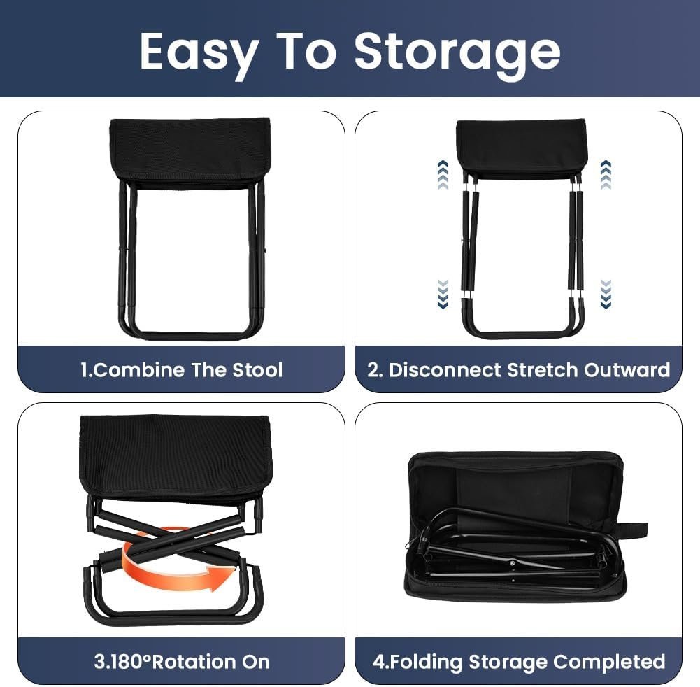 ⁦Tabouret de Camping Pliable et Ultra-Léger - كرسي التخييم المحمول القابل للطي⁩ - الصورة ⁦4⁩