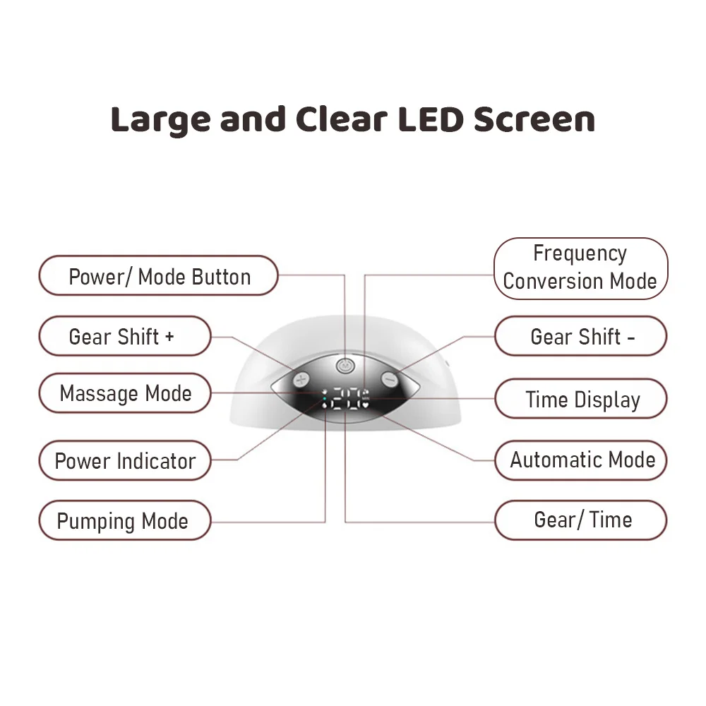 Tire Lait Electrique Mains Libres MY-378 4 Modes 12 Niveaux - جهاز إستخراج الحليب - الصورة 5