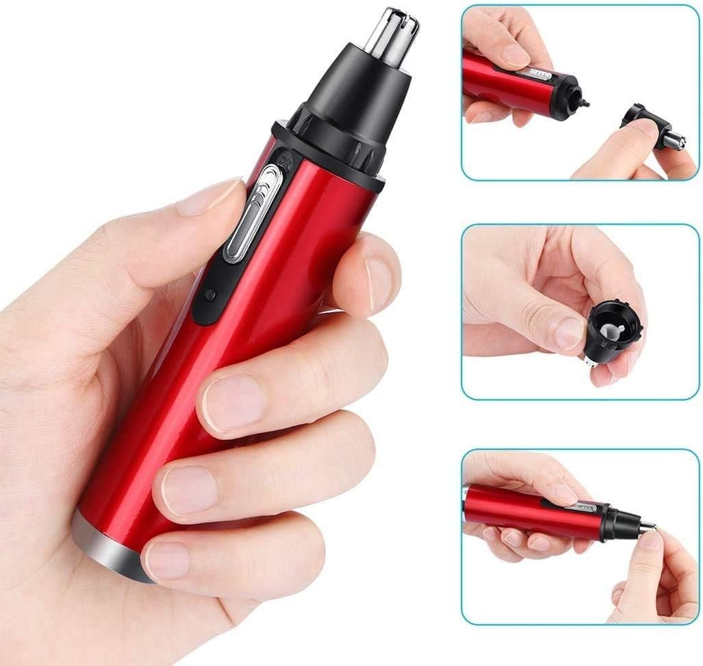 Tondeuse Nez et Oreilles Rechargeable USB avec Lames Rotatives à 360° - ماكينة حلاقة وتشذيب شعر الأنف والأذن القابلة للشحن - الصورة 6