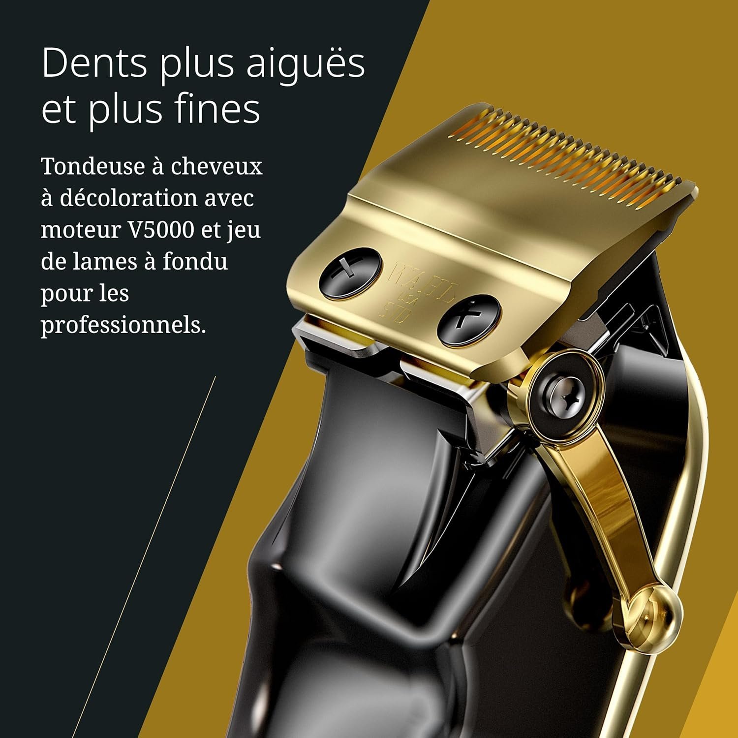⁦Tondeuse Wahl Magic Clip Gold Cordless Clipper - ماكينة حلاقة الشعر اللاسلكية⁩ - الصورة ⁦8⁩