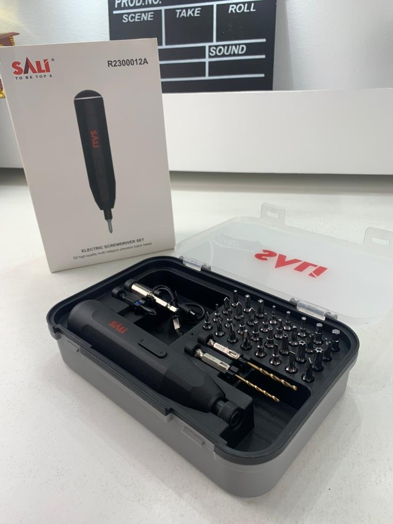 Tournevis Électrique Sans Fil SALI 39 en 1 Batterie Lithium 1200mAh – مفك براغي كهربائي - الصورة 2