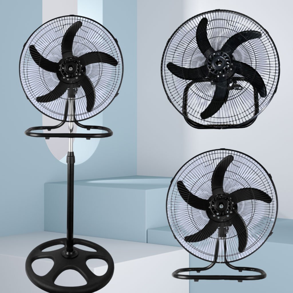 ⁦Ventilateur Multifonction 3en1 5 Lames Puissantes - مروحة التبريد وتدوير الهواء المتطورة 3 في 1⁩ - الصورة ⁦2⁩