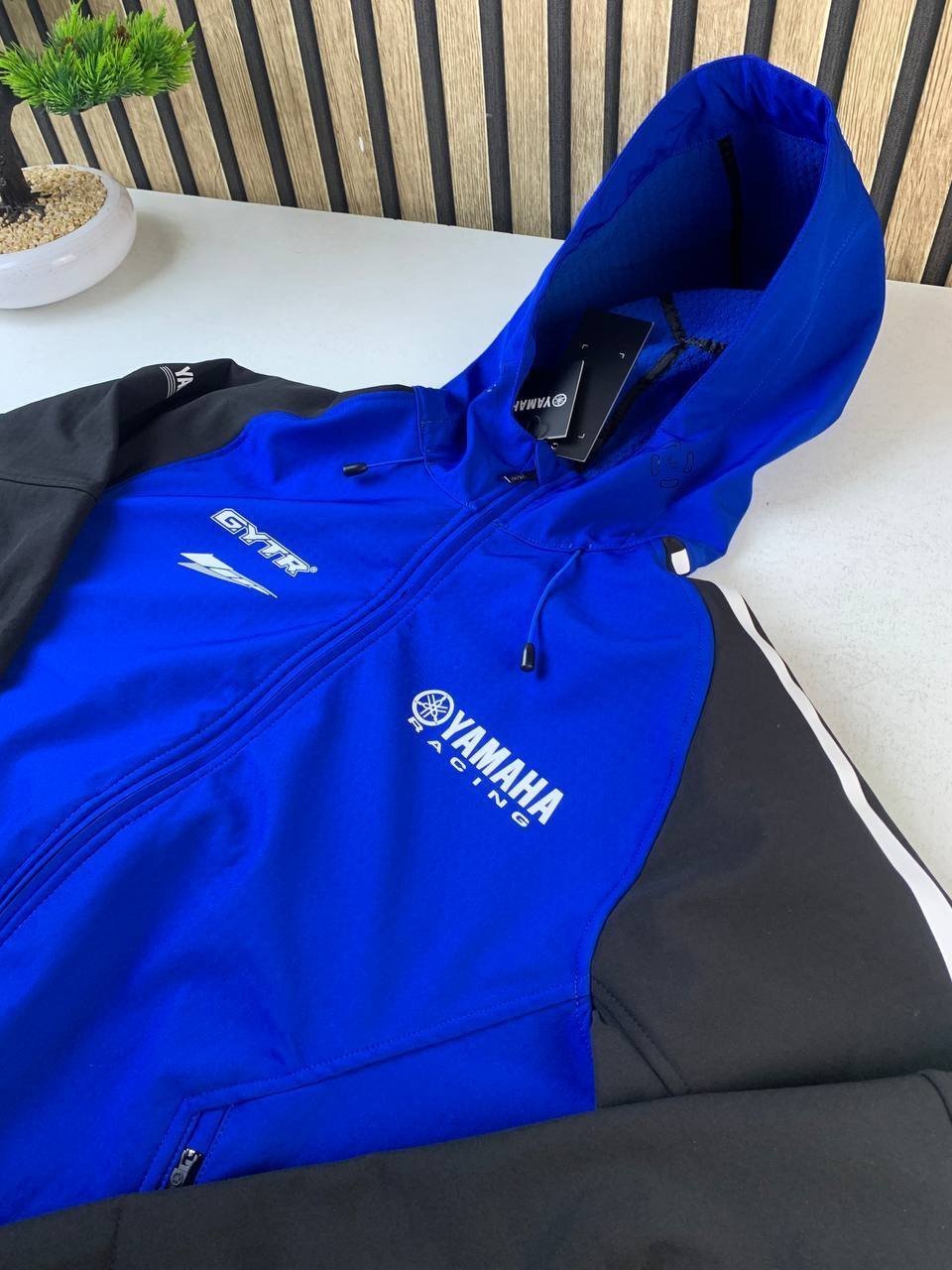 Veste Yamaha Racing Softshell Edition Black à Capuche Unisexe - سترة ياماها جودة عالية - الصورة 9