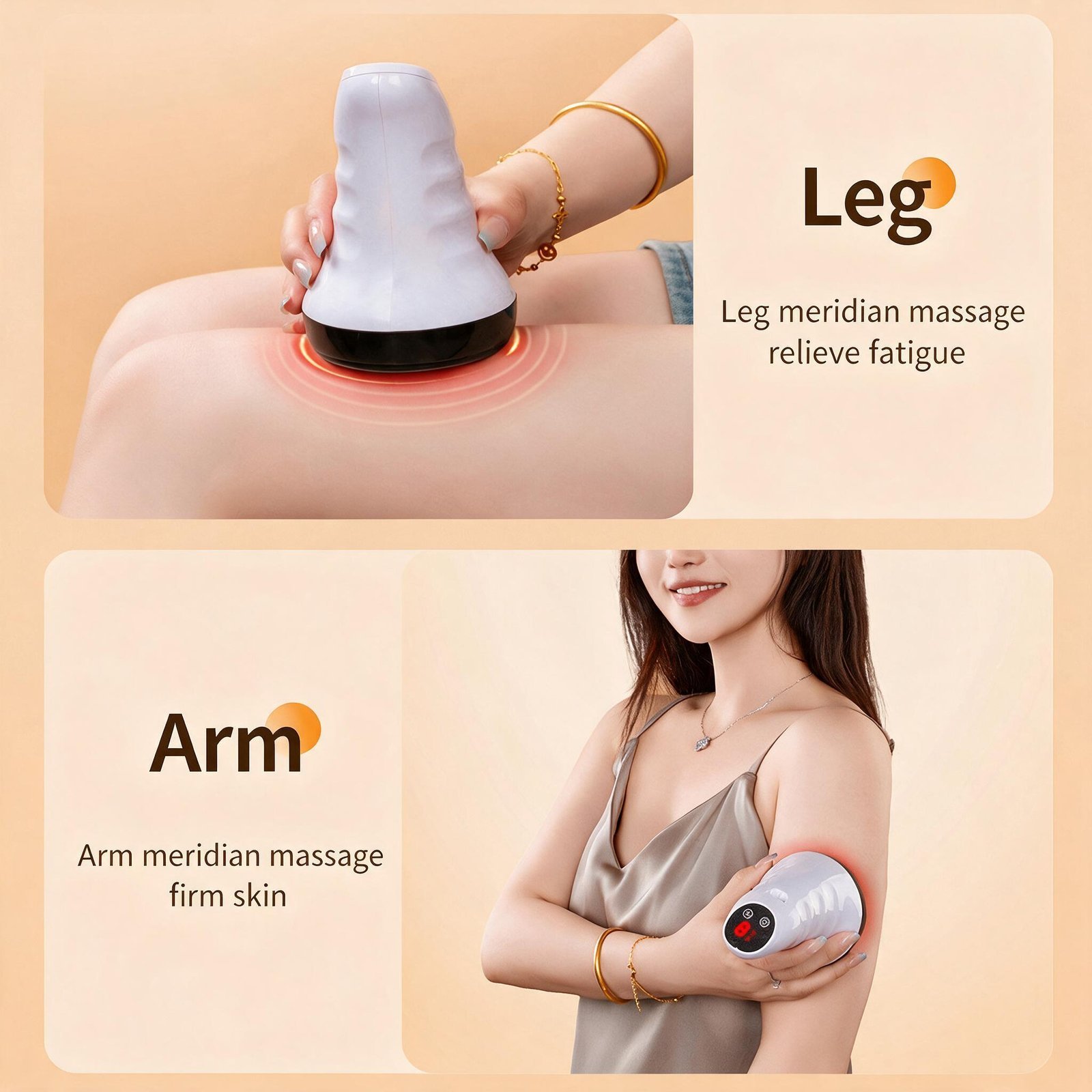 Appareil de Massage et Ventouse Électrique Anti-Cellulite Aspiration Réglable 9 Niveaux - جهاز الحجامة والتدليك الكهربائي الذكي بالأشعة الحمراء - الصورة 6