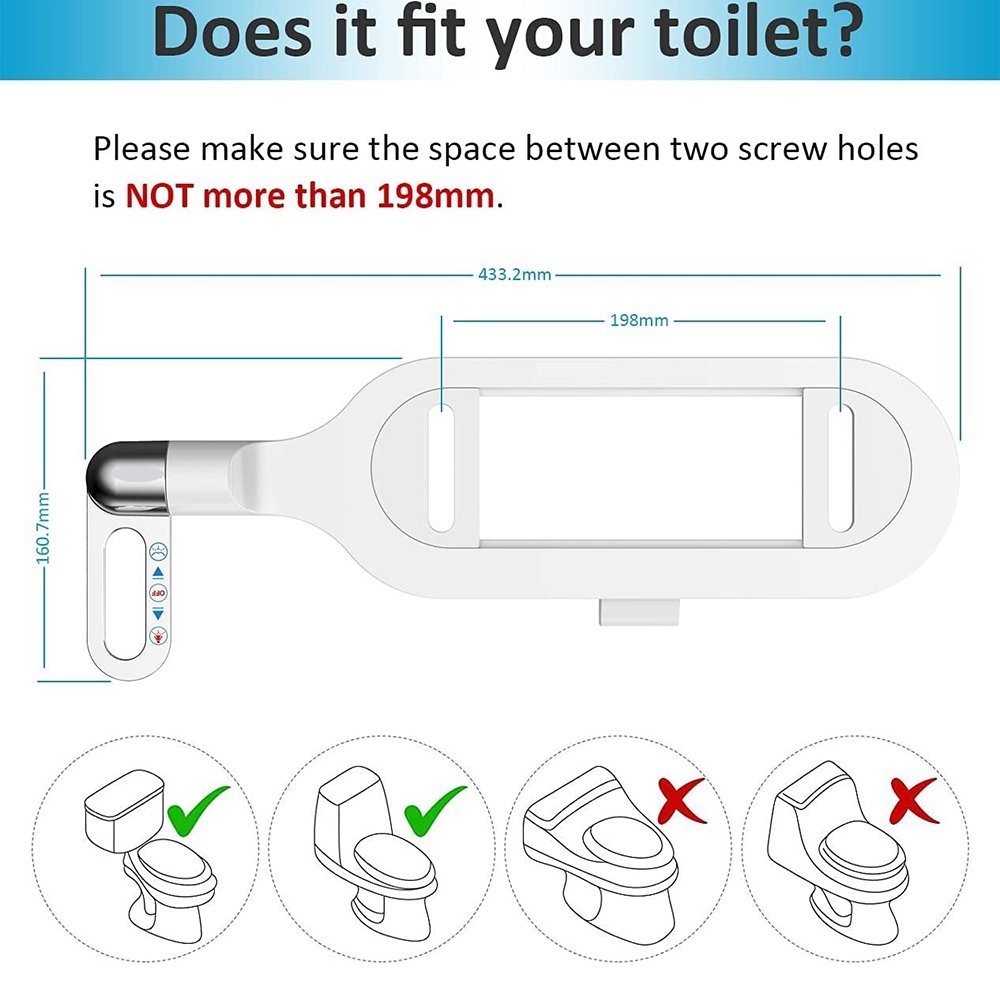 ⁦Bidet pour Toilettes Intelligent à Double Buse Fixation Ultra-Mince Autonettoyant - ملحق شطاف المرحاض الذكي بنظام الرش المزدوج⁩ - الصورة ⁦11⁩