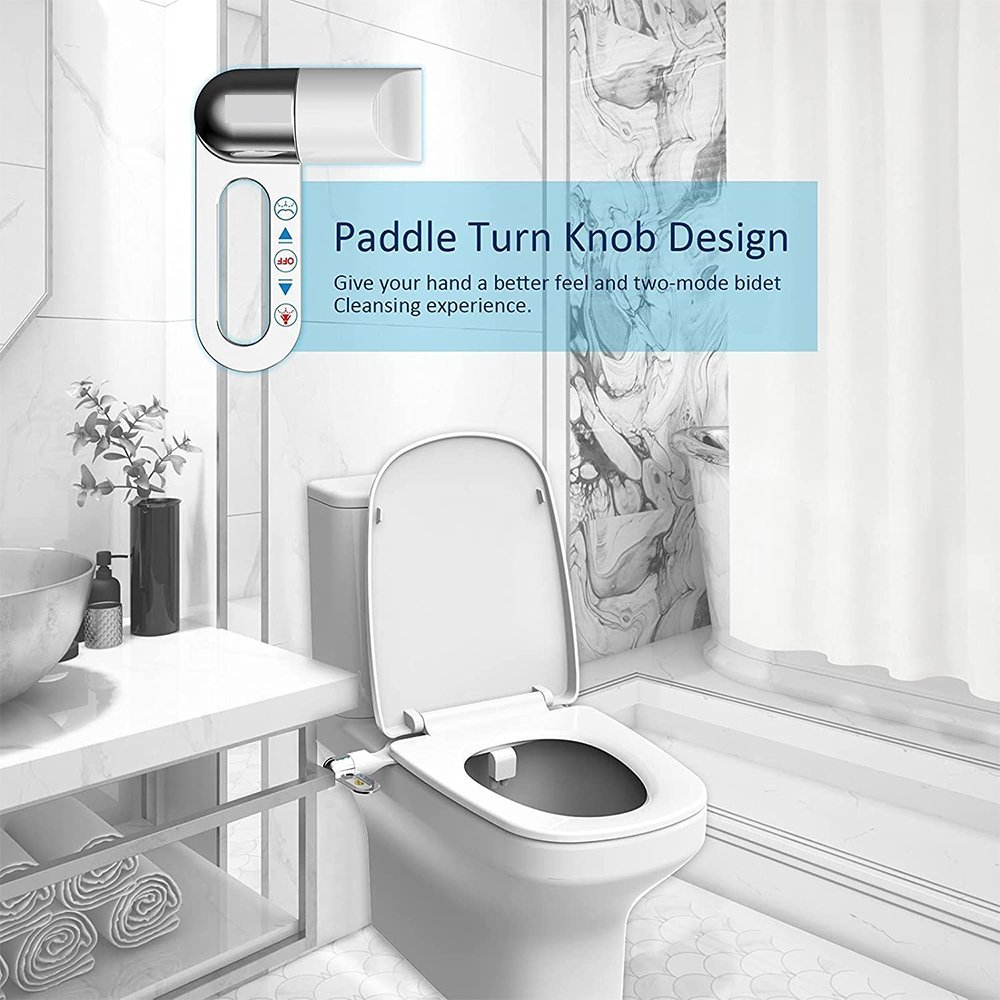⁦Bidet pour Toilettes Intelligent à Double Buse Fixation Ultra-Mince Autonettoyant - ملحق شطاف المرحاض الذكي بنظام الرش المزدوج⁩ - الصورة ⁦5⁩
