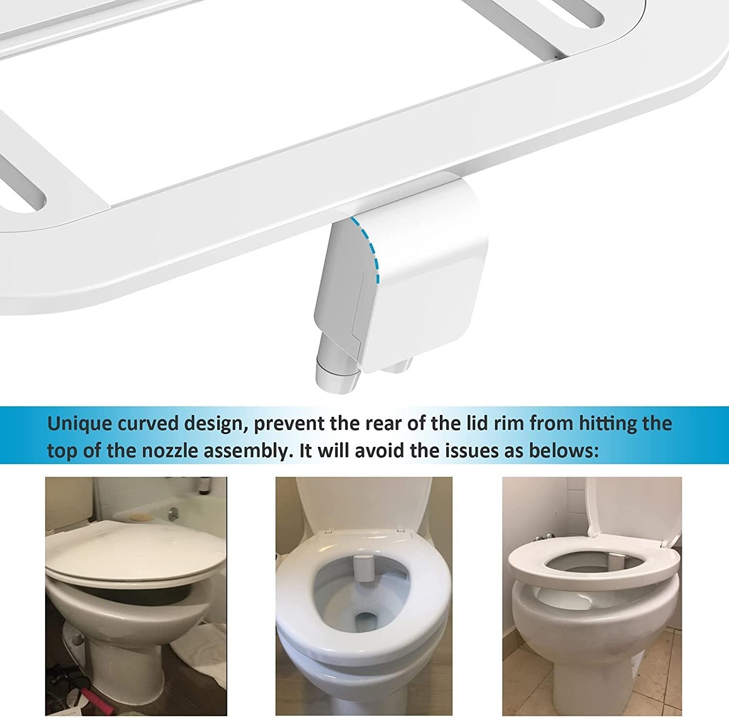 ⁦Bidet pour Toilettes Intelligent à Double Buse Fixation Ultra-Mince Autonettoyant - ملحق شطاف المرحاض الذكي بنظام الرش المزدوج⁩ - الصورة ⁦9⁩