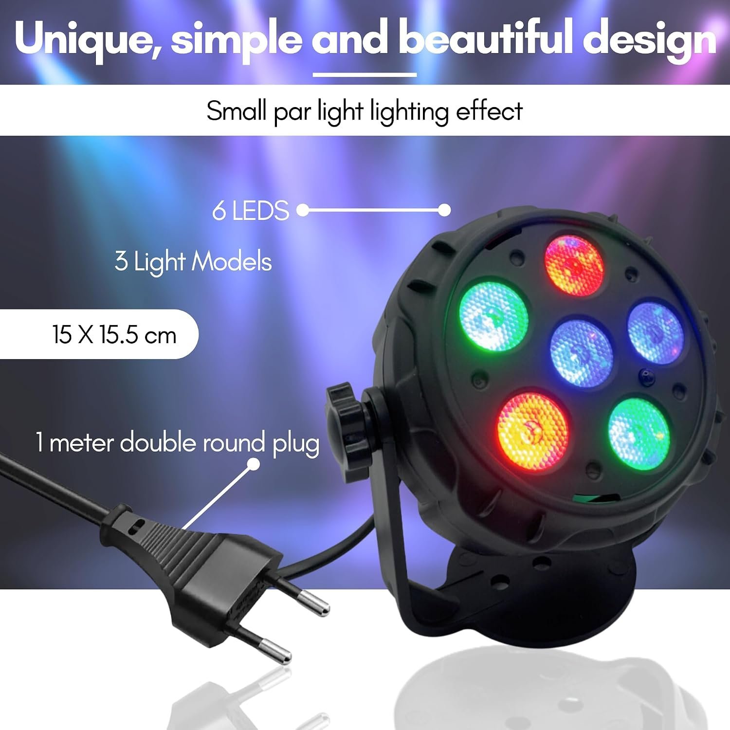 Boule Disco Lumineuse Multicolore avec Haut-Parleur Bluetooth et Télécommande - كرة إضاءة ديسكو ملونة مع مكبر صوت بلوتوث وجهاز تحكم عن بعد - الصورة 3