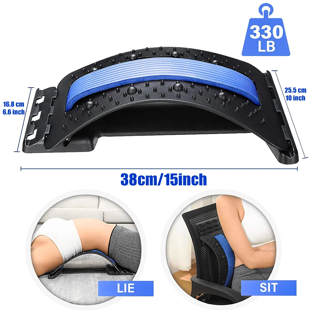 Civière de support lombaire pour massage du dos, planche vertébrale, muscle inférieur et supérieur, instituts oto pour hernie discale - الصورة 11