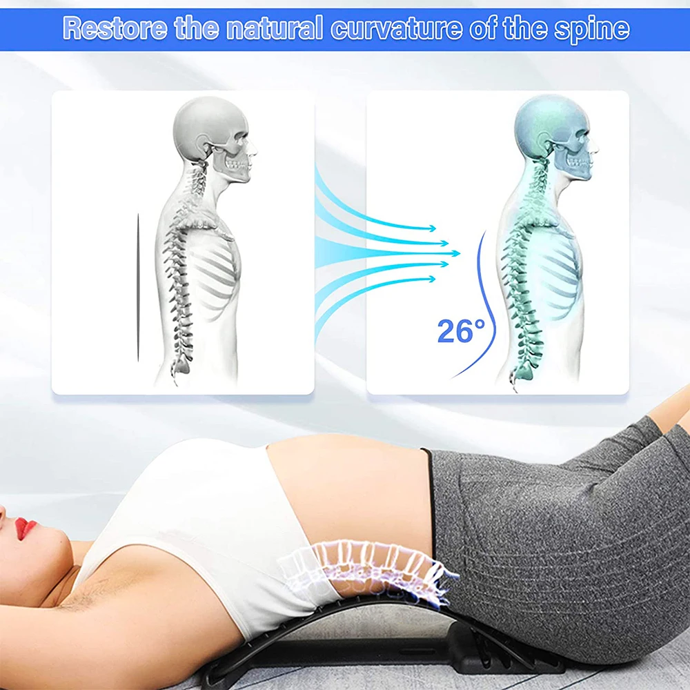 Civière de support lombaire pour massage du dos, planche vertébrale, muscle inférieur et supérieur, instituts oto pour hernie discale - الصورة 6