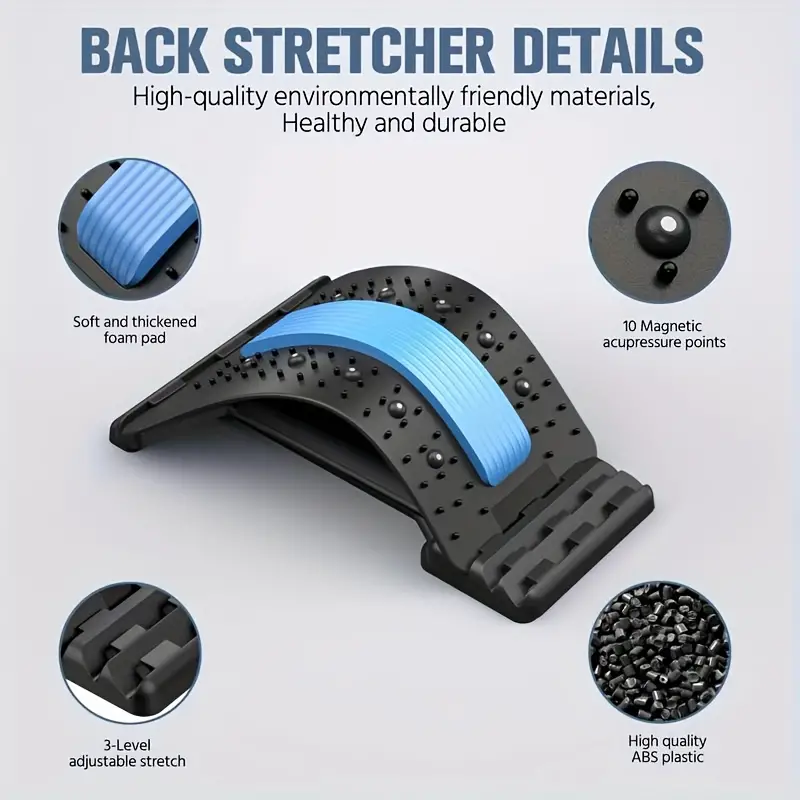 Civière de support lombaire pour massage du dos, planche vertébrale, muscle inférieur et supérieur, instituts oto pour hernie discale - الصورة 8
