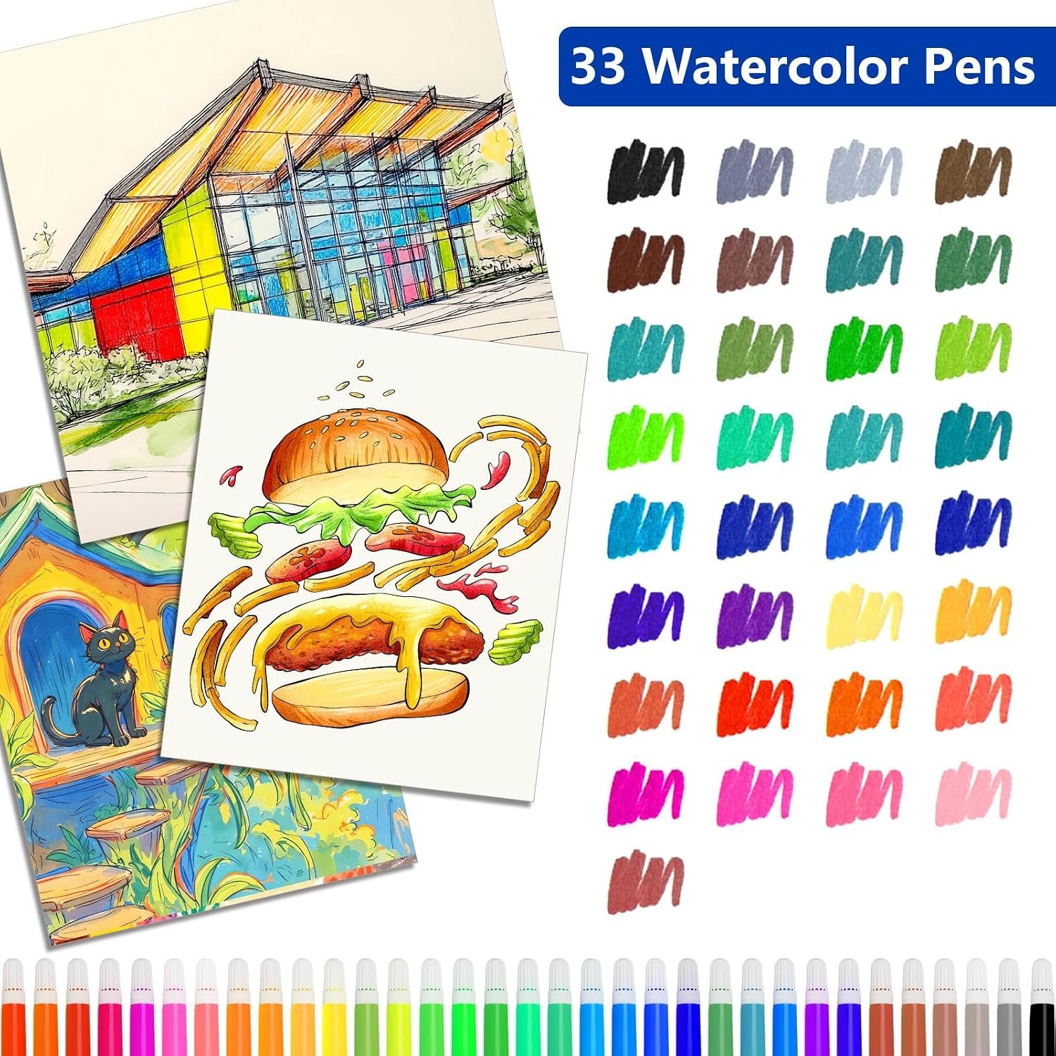 Coffret d'Art Deluxe 144 Pièces avec Mallette Portable - علبة أدوات الرسم والتلوين الفاخرة 144 قطعة داخل حقيبة - الصورة 4
