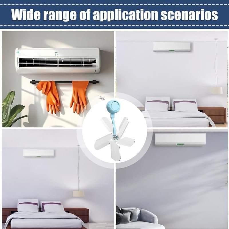 ⁦Déflévecteur d'Air pour Climatiseur Réglable à 360° - Anti-Souffle Direct Pack 3Pcs - موجّه هواء المكيف القابل للتعديل لمنع الهواء المباشر⁩ - الصورة ⁦4⁩