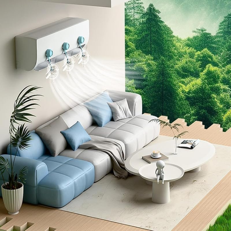 ⁦Déflévecteur d'Air pour Climatiseur Réglable à 360° - Anti-Souffle Direct Pack 3Pcs - موجّه هواء المكيف القابل للتعديل لمنع الهواء المباشر⁩ - الصورة ⁦6⁩