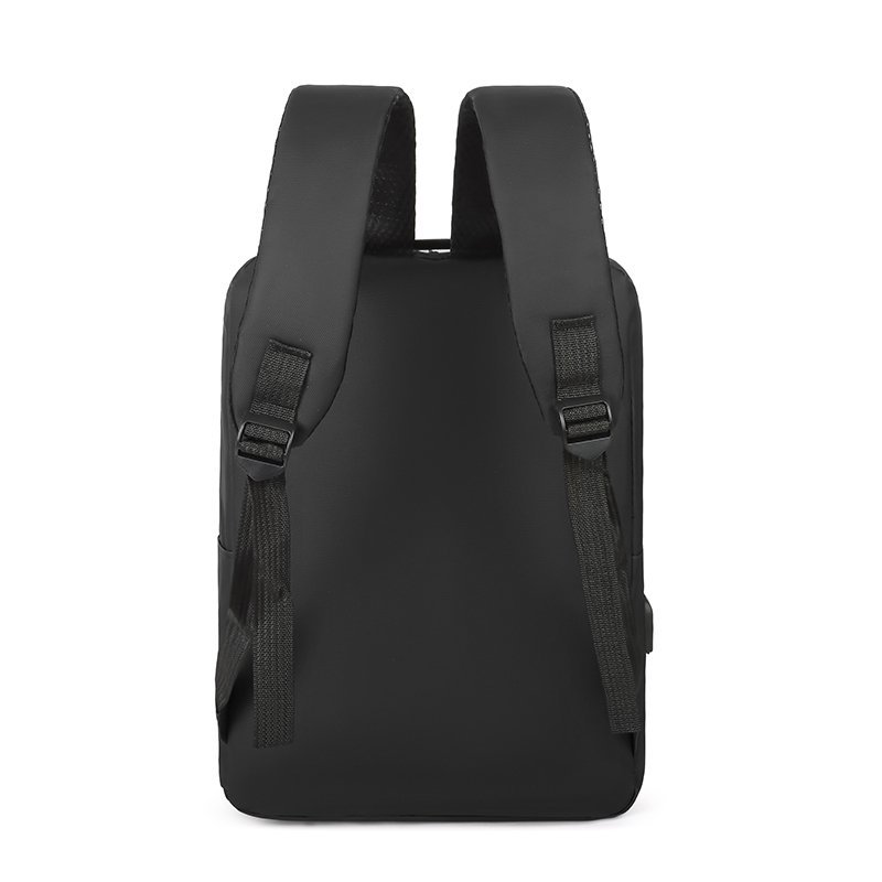 Ensemble 3 PCS sac a dos Élégant et Imperméable pour Homme Avec Port USB Noir Mat-02 - طقم حقائب رجالية أنيقة 3 في 1 مع منفذ شحن - الصورة 2