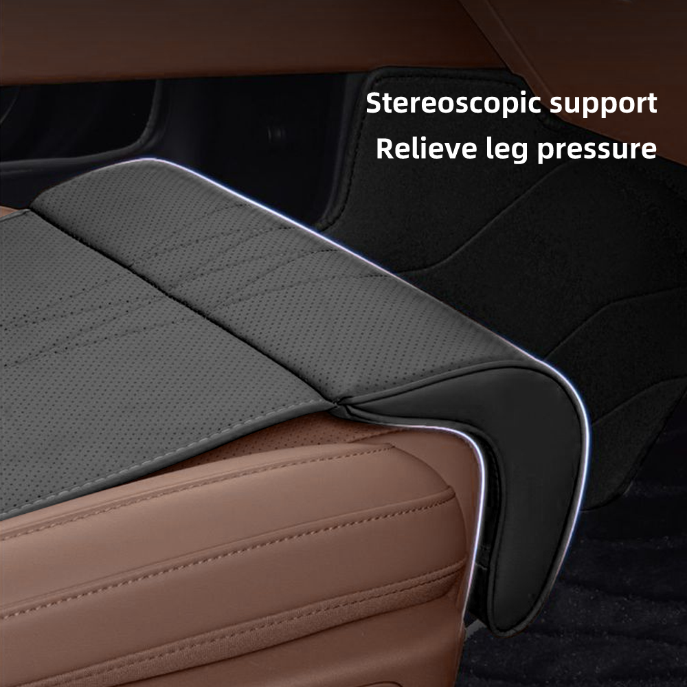 Extension de Siège de Voiture Support de Jambes en Cuir Design Ergonomique Antidérapant - وسادة تمديد مقعد السيارة لدعم الأرجل - الصورة 19