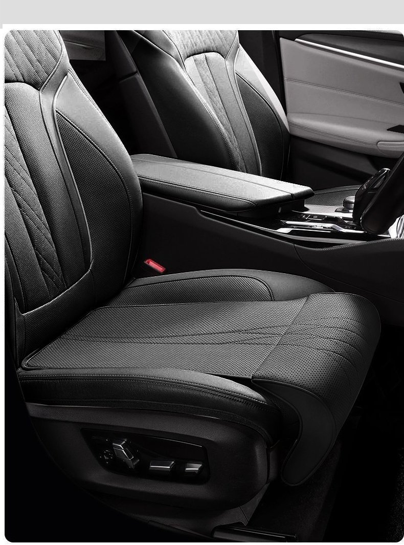 Extension de Siège de Voiture Support de Jambes en Cuir Design Ergonomique Antidérapant - وسادة تمديد مقعد السيارة لدعم الأرجل - الصورة 6