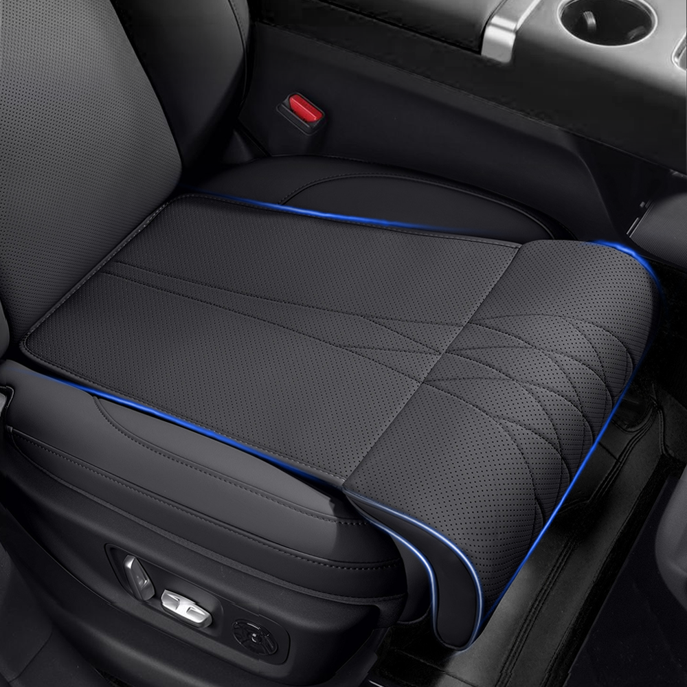 Extension de Siège de Voiture Support de Jambes en Cuir Design Ergonomique Antidérapant - وسادة تمديد مقعد السيارة لدعم الأرجل - الصورة 7