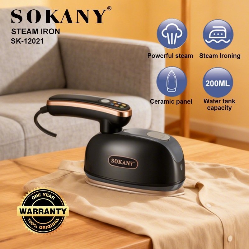 Fer à Repasser à Vapeur Sokany SK-12021 Réservoir 200ml - مكواة بخار كهربائية من سوكاني - الصورة 6