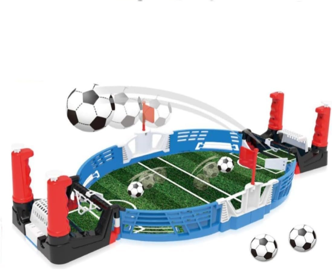 ⁦Jeu de Football de Table Interactif Mini Babyfoot Portatif - لعبة كرة القدم الطاولة للأطفال والعائلة⁩ - الصورة ⁦2⁩