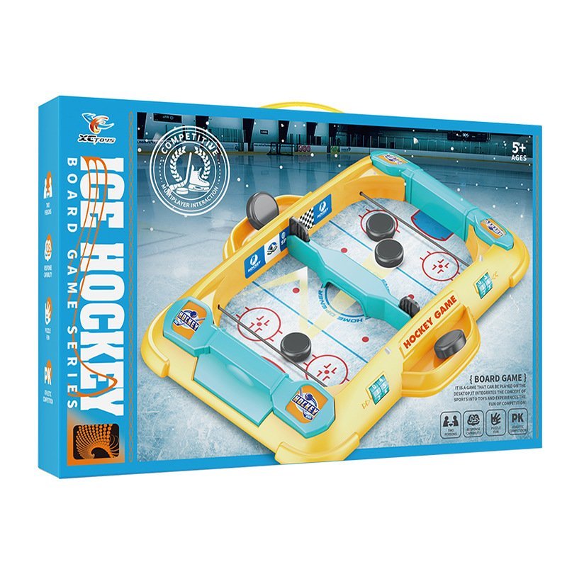 Jeu de Hockey Jeu de Table Compétitif avec Élastiques u0026 Compteur de Points - لعبة هوكي التفاعلية للأطفال والعائلة - الصورة 4