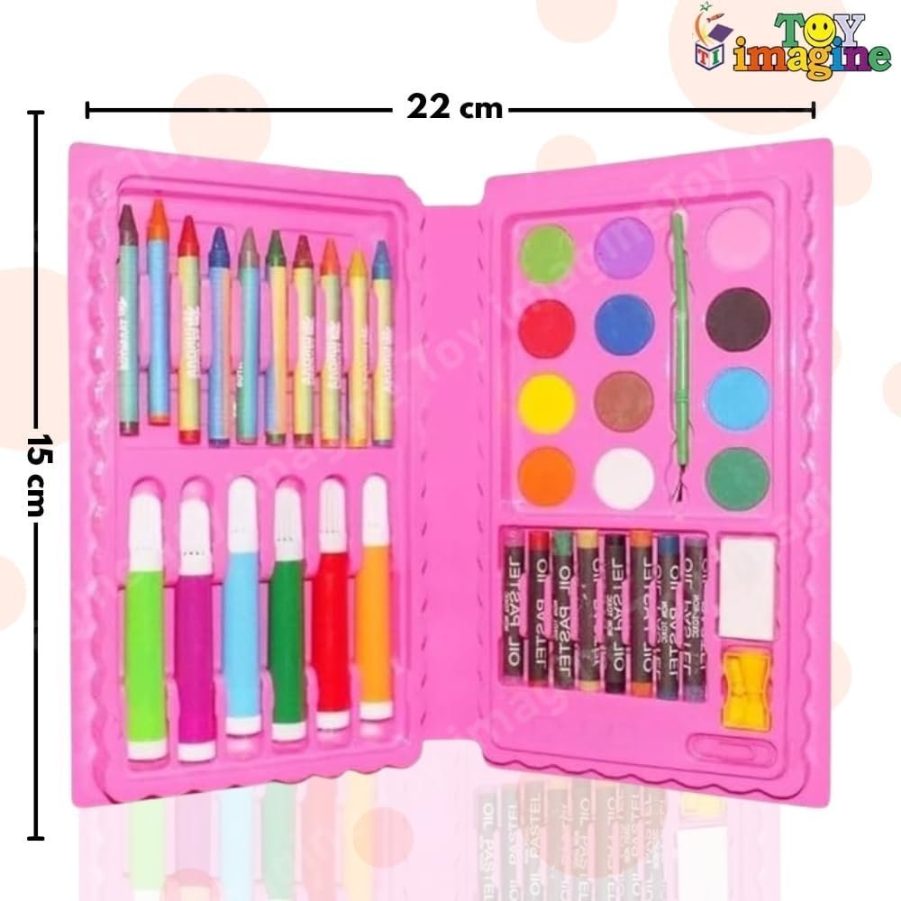Kit d'Art Complet Peinture pour Enfants 42Pcs - علبة أدوات الرسم والتلوين الشاملة للأطفال مع حقيبة محمولة - الصورة 9