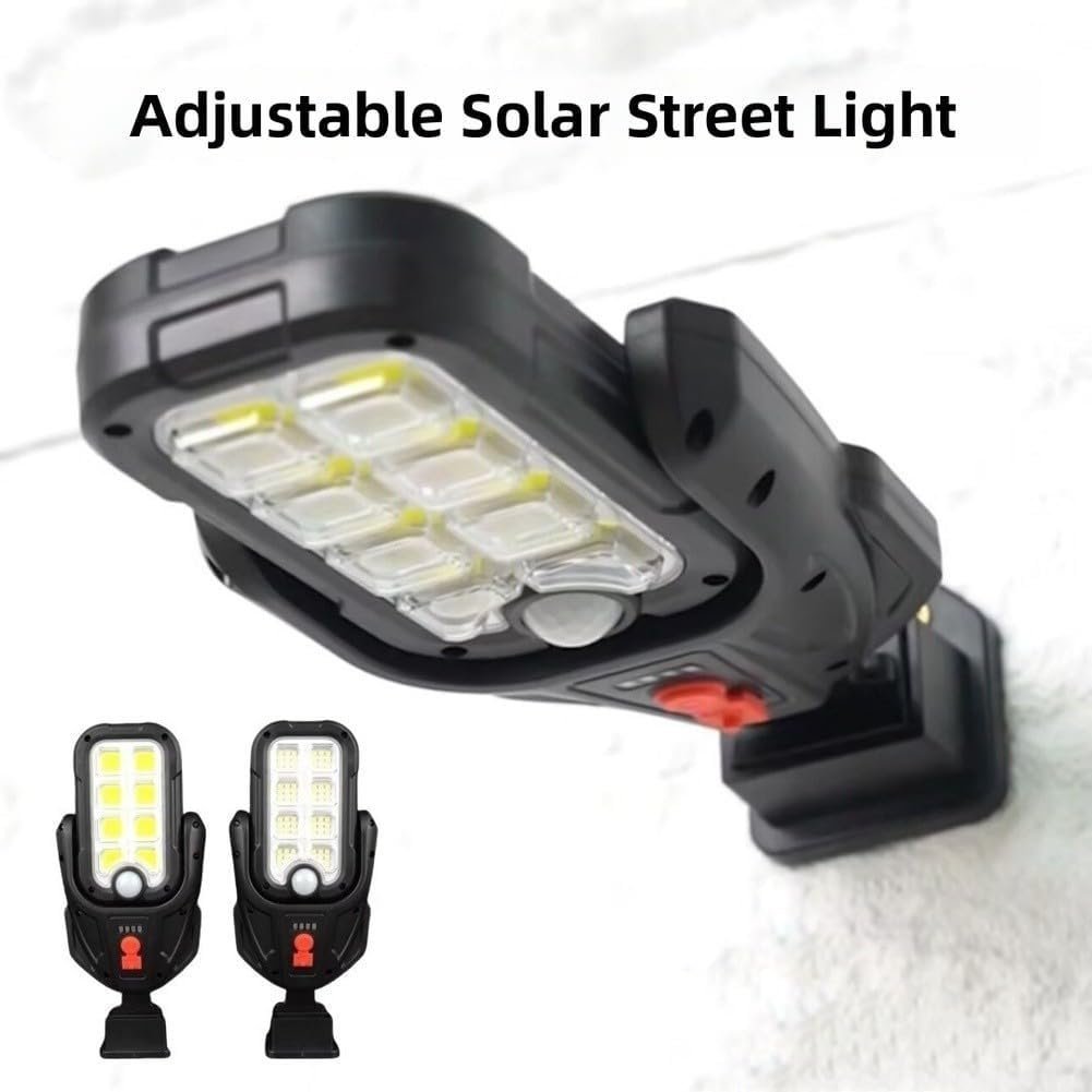 Lampadaire Solaire Extérieur Intelligent avec Détecteur de Mouvement Étanche IP65 DC-938C - مصباح بالطاقة الشمسية مع مستشعر حركة وقابلية للتعديل - الصورة 2